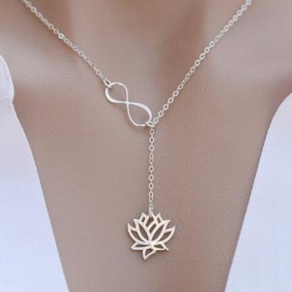 Lotus Infinity Necklace