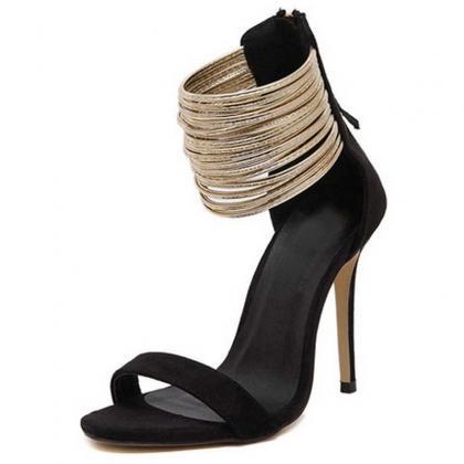 Classy Thin High Heels Ankle Strap Fashion Sandals