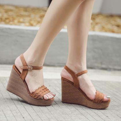 Classy Wedge Summer Sandals