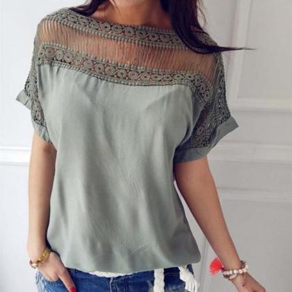 Ladies Summer Lace Tops