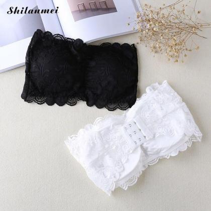  Women's Sexy Casual Lace Bandeau B..