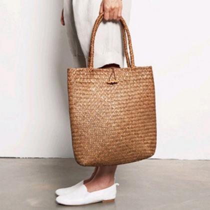 Beautiful Boho Summer Rattan Bag