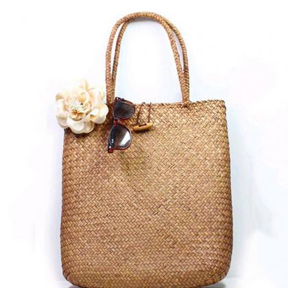 Beautiful Boho Summer Rattan Bag