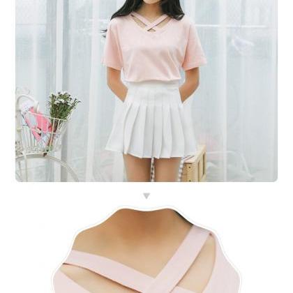 Summer Cute Pink T Shirt