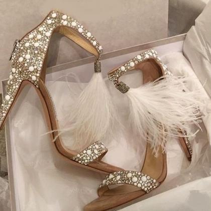 Gorgeous Tassel Ankle Strap High He..