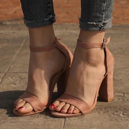 Women's Fashion Peep Toe High Heels..