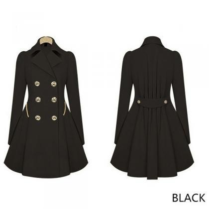 Stylish Double Breasted Trench Coat