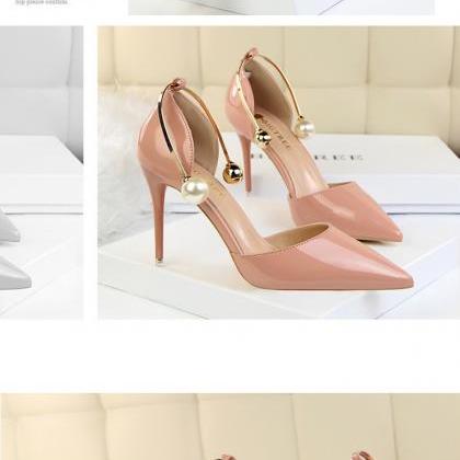Classy Pointed Toe High Heels Fashion Shoes