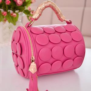 Cute Tassel Embellished Rose Fashion Hand Bag