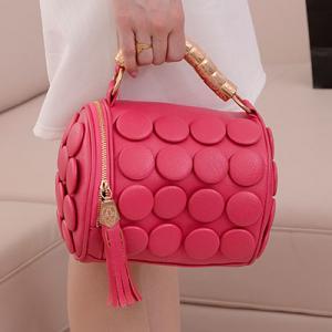 Cute Tassel Embellished Rose Fashion Hand Bag