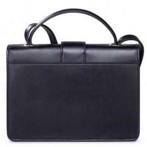 Black Buckle Design Messenger Bag
