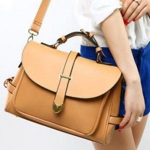 Chic Vintage Style Brown Hand Bag