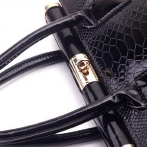 Stylish Black Pattern Fashion Handbag