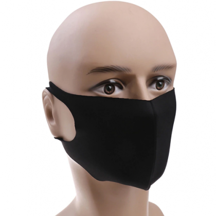 7 Pieces Washable Black Face Mask