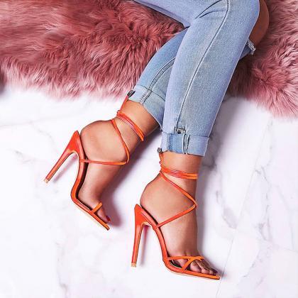 Sexy Strappy High Heels Sandals