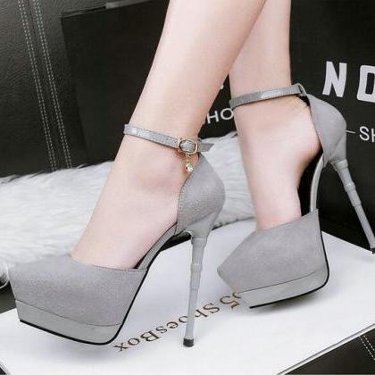 Sexy Platform Pointed Toe Summer Fashion Shoes