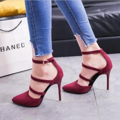 Sexy Pointed Toe High Heels Shoes