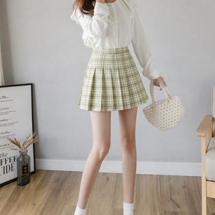 Cute Pleated Fashion Mini Skirts