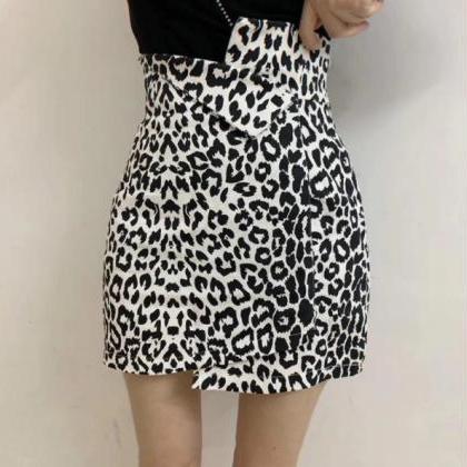 Zebra And Leopard Print Black And White Casual A..
