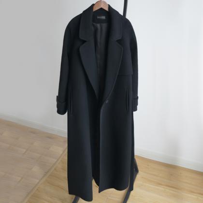 Black Woolen Coat