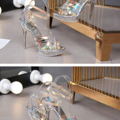 Female Wedding Shoes Stained-glass