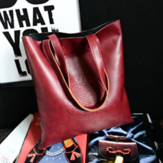 European And American Fashion Embossed Handbag