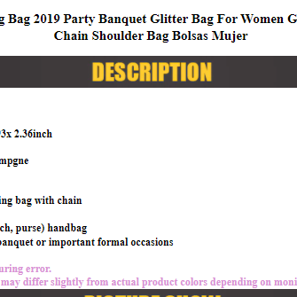Fashion Women Evening Bag Brand Party