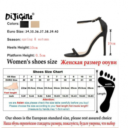 Dijigirls Women Sandals Stiletto High Heel