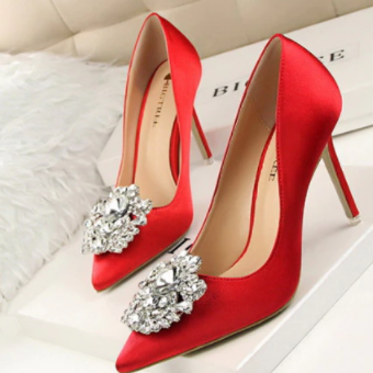 Rhinestone Ladies Shoes Classic Pum..