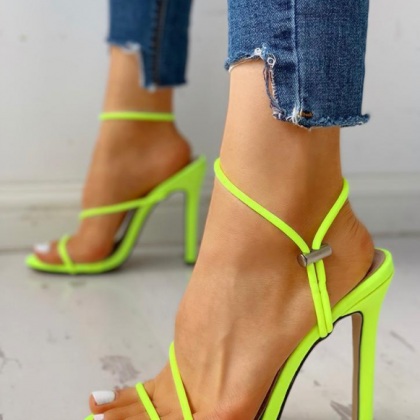 Jelly Transparent Sandals Open Toe