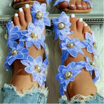 Floral Flat Sandals Women Bohemian