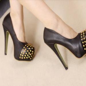 studded high heels designer