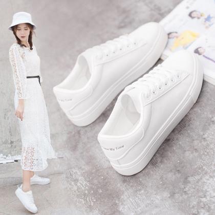 Breathable Vulcanized Shoes Woman