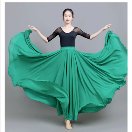 Gypsy Long Skirts Dancer Practice Wear