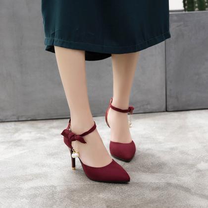 Super Square High Heel Pointed Toe