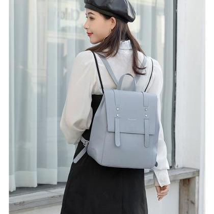 Fashion British Style Bucket Backpack