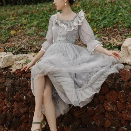 Women Fairy Long Princess Dress