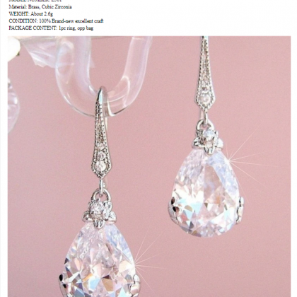 Stylish Design Water Drop Crystal