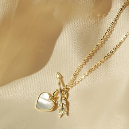 Heart Pendant Necklace For Women