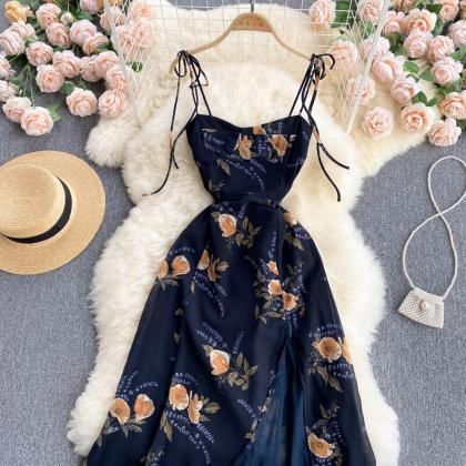 Vintage Beach Long Dress