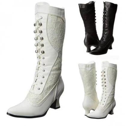 Pointed Toe Mid-calf Boot