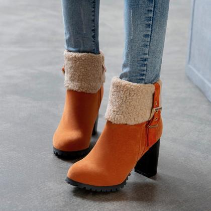 Warm Snow Ankle Boots