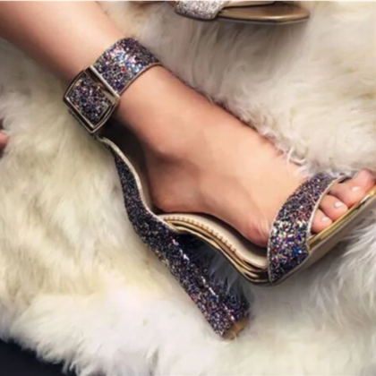 Summer Silver Bling Ankle