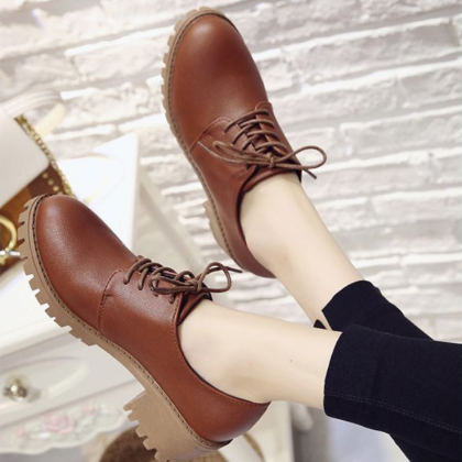 Office Derby Female Oxford Shoes
