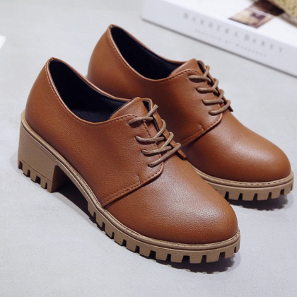 Office Derby Female Oxford Shoes