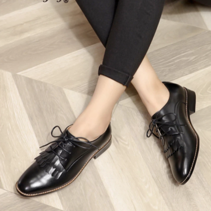 Flying Genuine Leather Oxford