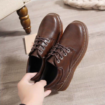 British Style Retro Leather Shoes