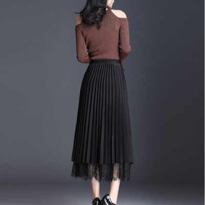 High-Waisted Skirt Vintage