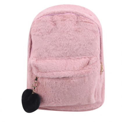 Fur Backpack Winter Soft