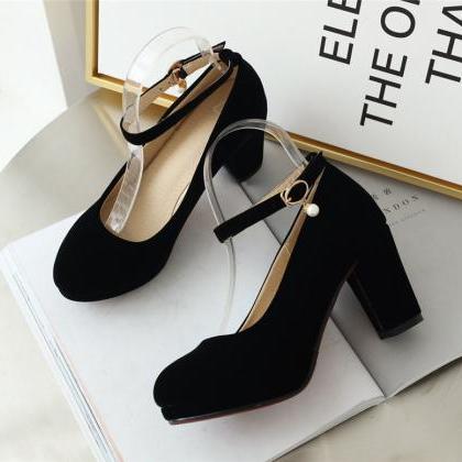 Spring Ankle Strap Shoes